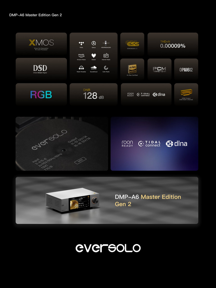 Eversolo A6 Master Edition Gen 2 黑色